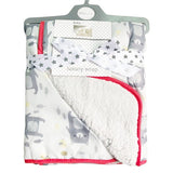 Baby Blankets Multifunctional Double Layer Coral Fleece Infant Swaddle Bebe Envelope Stroller Wrap Newborn Baby Bedding Blanket