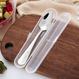 Children Fruit puree Spoon Baby Feeding Spoon Stainless Steel Kids eating Cutlery Baby Flatware accessorie spoon