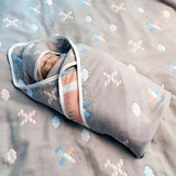 100% Cotton Baby Blanket 90X90cm Newborn Swaddle Stroller Wrap 6 Layers Quilt Muslin Wrap Swaddle Stroller Baby Blankets