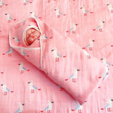 100% Cotton Baby Blanket 90X90cm Newborn Swaddle Stroller Wrap 6 Layers Quilt Muslin Wrap Swaddle Stroller Baby Blankets