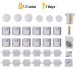 Magnetic Child Lock Baby Safety Baby Protection Cabinet Door Lock Kids Drawer Locker Security Cupboard Invisible Locks 8lock