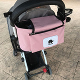 Print Strollers Baby Trolley Bag with Detachable Handbag Multifunctional Baby Stroller Organizer Pram Buggy Cart Hanging Bag XV2