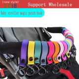 4pcs Plastic Magic Baby Stroller Hooks Baby Stroller Accessories Hook Pram Pushchair Hanger  Hanging Pram Random Color