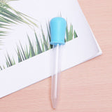 2pcs/lot 5ML Baby Medicine Dropper Clear Silicone Plastic Spoon Pipette Liquid Food Dropper Burette Free Shipping