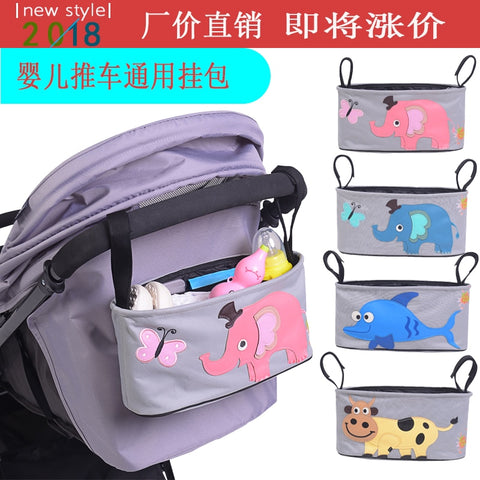 Baby Stroller Bags Cute Carriage Pram Cart Organizer Mummy Nappy Bag Water Bottle Diaper Bag Baby Strollers Accessories