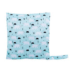 2019 New Waterproof Reusable Wet Bag Printed Pocket diaper Nappies Bags Travel Wet Dry Bags Size 30x28cm Diaper Bags