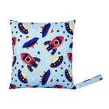 2019 New Waterproof Reusable Wet Bag Printed Pocket diaper Nappies Bags Travel Wet Dry Bags Size 30x28cm Diaper Bags